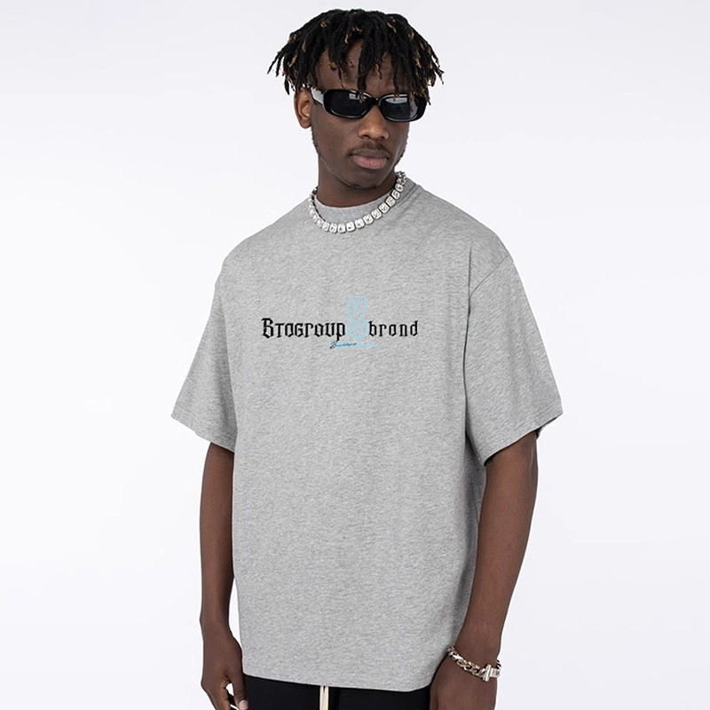 STA体恤圆领宽松短袖T恤男女