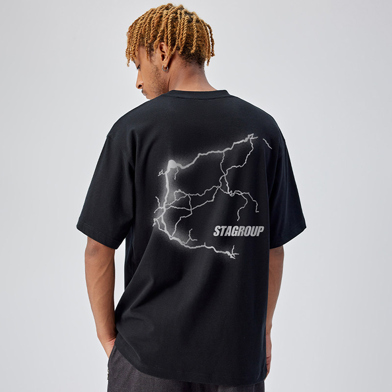 STA闪电直喷短袖T恤男女