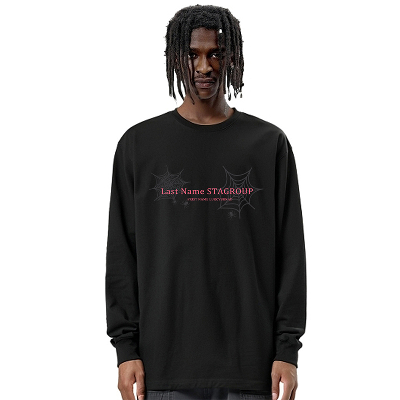 STA长袖t恤圆领打底衫上衣