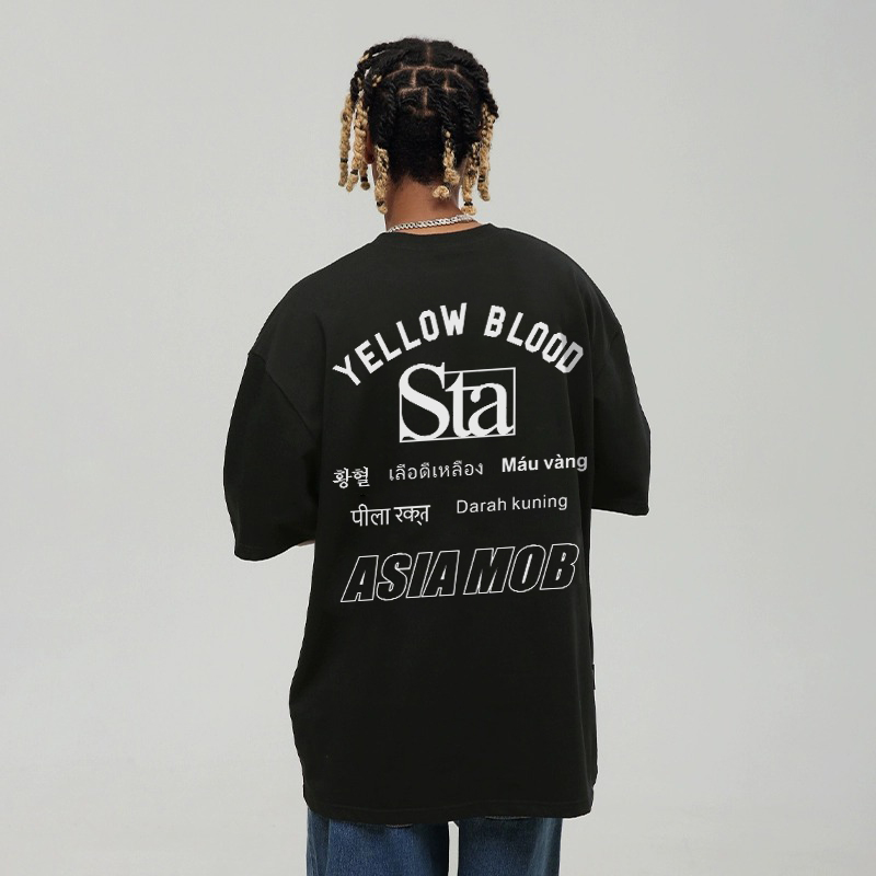 STA美式黄血基础系列男女短袖T恤