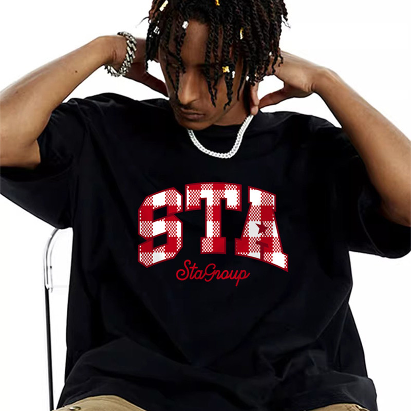 STA美式高街字母印花短袖T恤