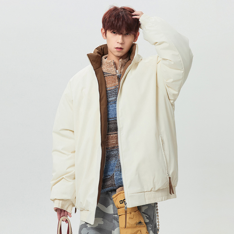 STA美式立领面包服男士加厚保暖