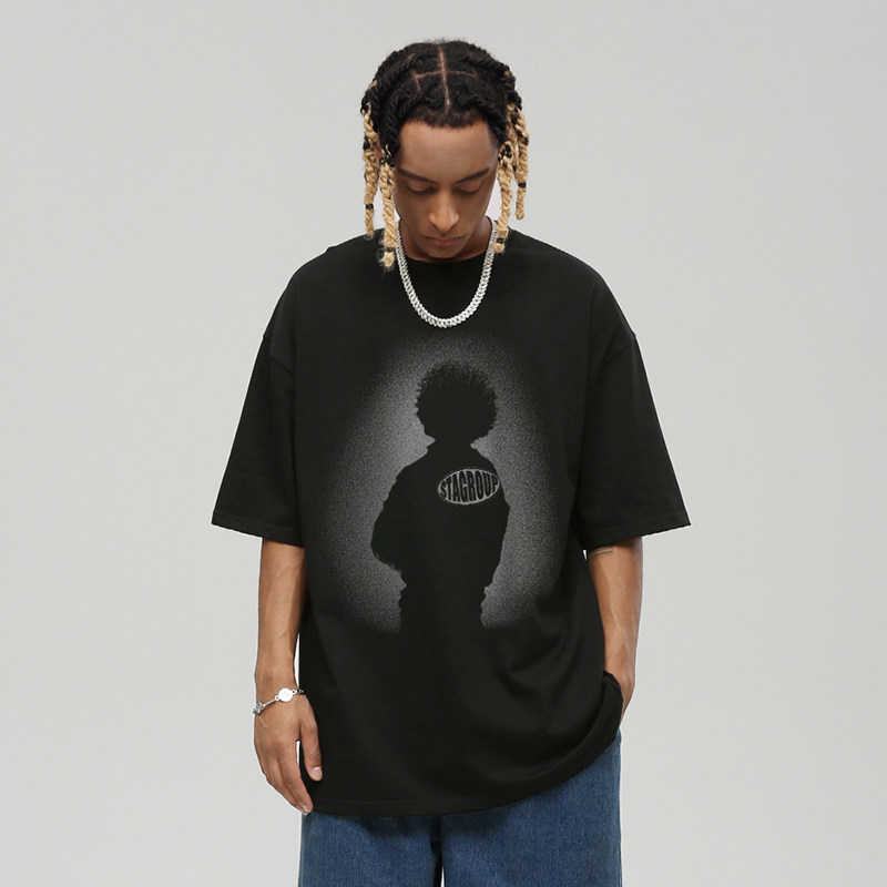 STA美式男孩重磅潮牌街头短袖T恤