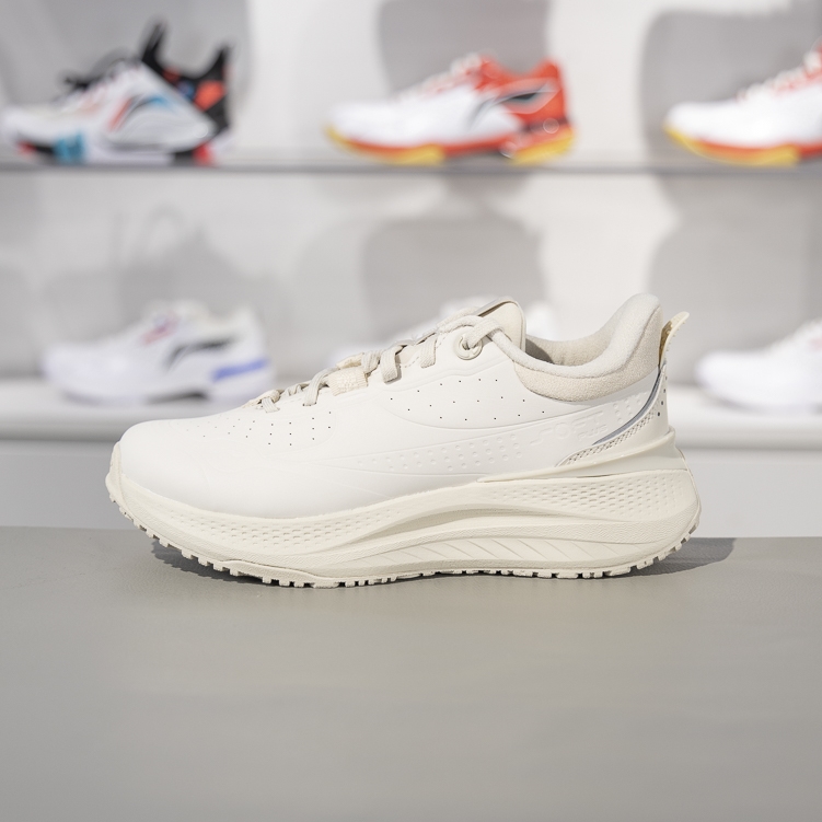 李宁休闲鞋女子2024冬季新款SOFT PLUS防滑耐磨潮流运动鞋AGLU230