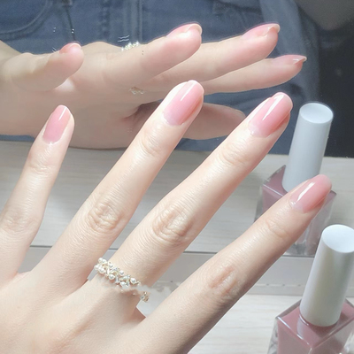 买2送1夏季裸色指甲油免烤快干持久不可剥显白魔镜亮片爆闪美甲