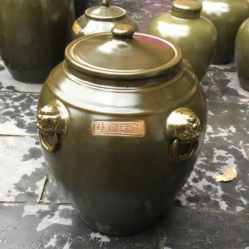 陶瓷家用斤装带盖密封防潮虫