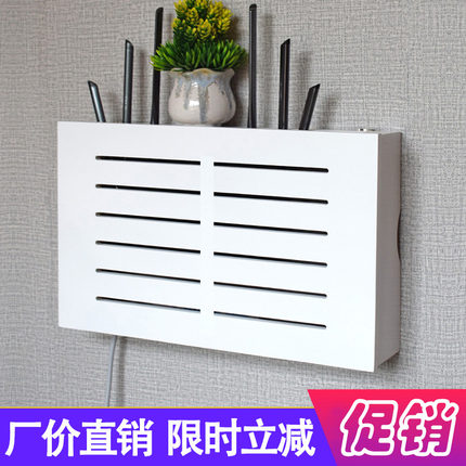 实木电表箱弱电箱多媒体箱装饰遮挡箱创意柜子路由器收纳盒置物架