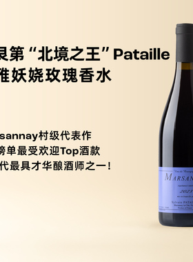 企鹅市集 西尔万帕塔八大爷Sylvain Pataille马莎内干红葡萄酒
