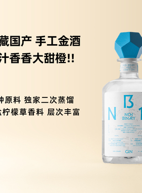 企鹅市集 非二进制金酒 NB12手工烈酒GIN调酒基酒500ml