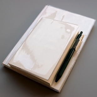 A5A6定页手帐内芯保护套适配hobo手账本书衣内页专用PVC透明胶套