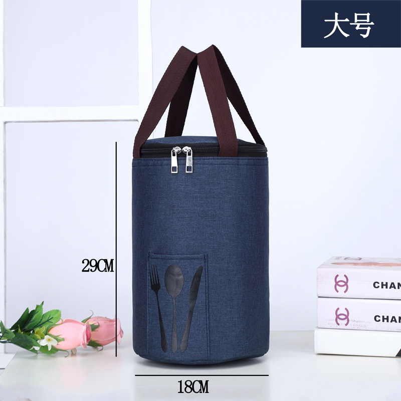 圆形保温饭盒袋保温袋大号加厚铝箔手提便当包上班带饭包包保温包,收纳整理,保温包,淘宝优惠券,粉丝福利购,淘宝优惠卷