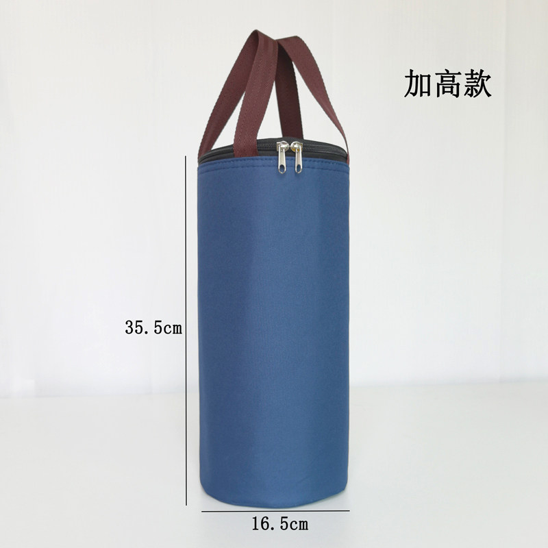 高档加高4层5层圆形铝箔袋防水防油大容量3升保温桶袋子便当圆筒