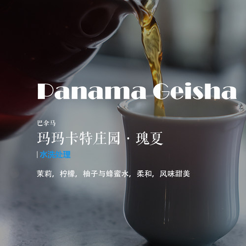 咖啡熟豆巴拿马水洗瑰夏Geisha