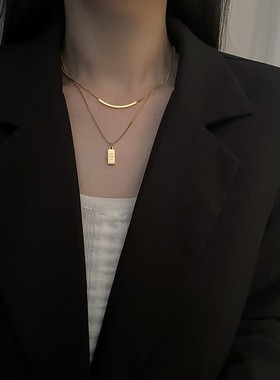 项链女小众设计感轻奢跨境新品