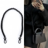 适用lv 包包黑武士链条单肩肩带改造卡普心斜挎包腋下链子