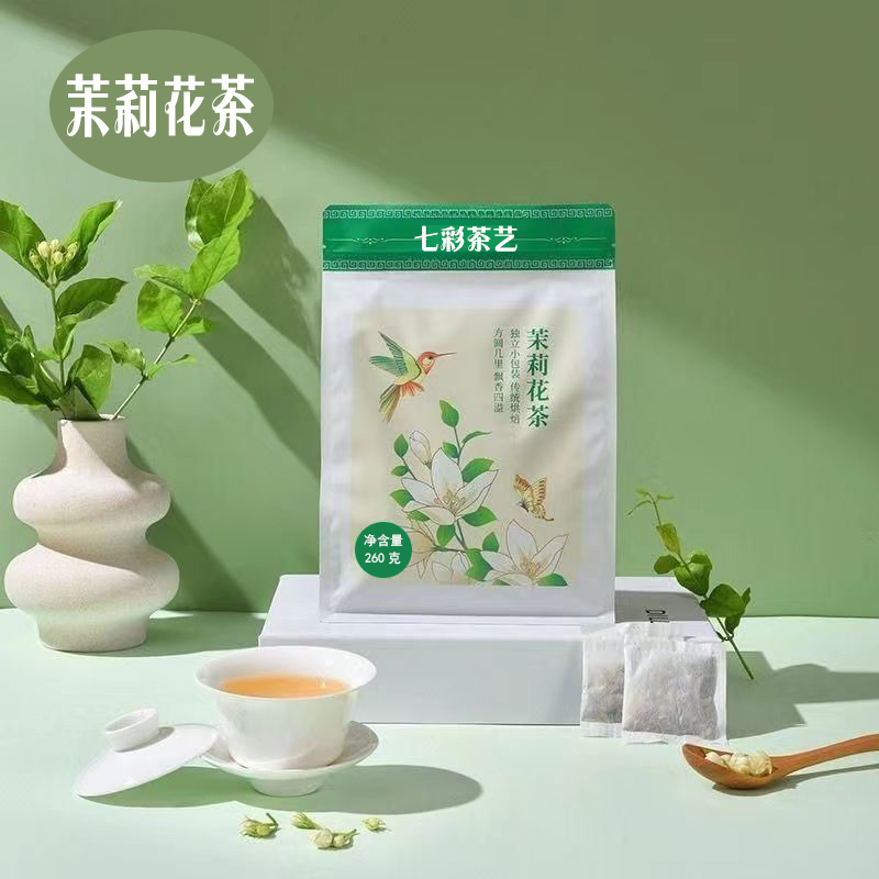 茉莉花茶绿茶包浓香型袋泡横县茉莉花草茶叶冷泡茶包东方某叶平替 茶 代用/花草茶 原图主图