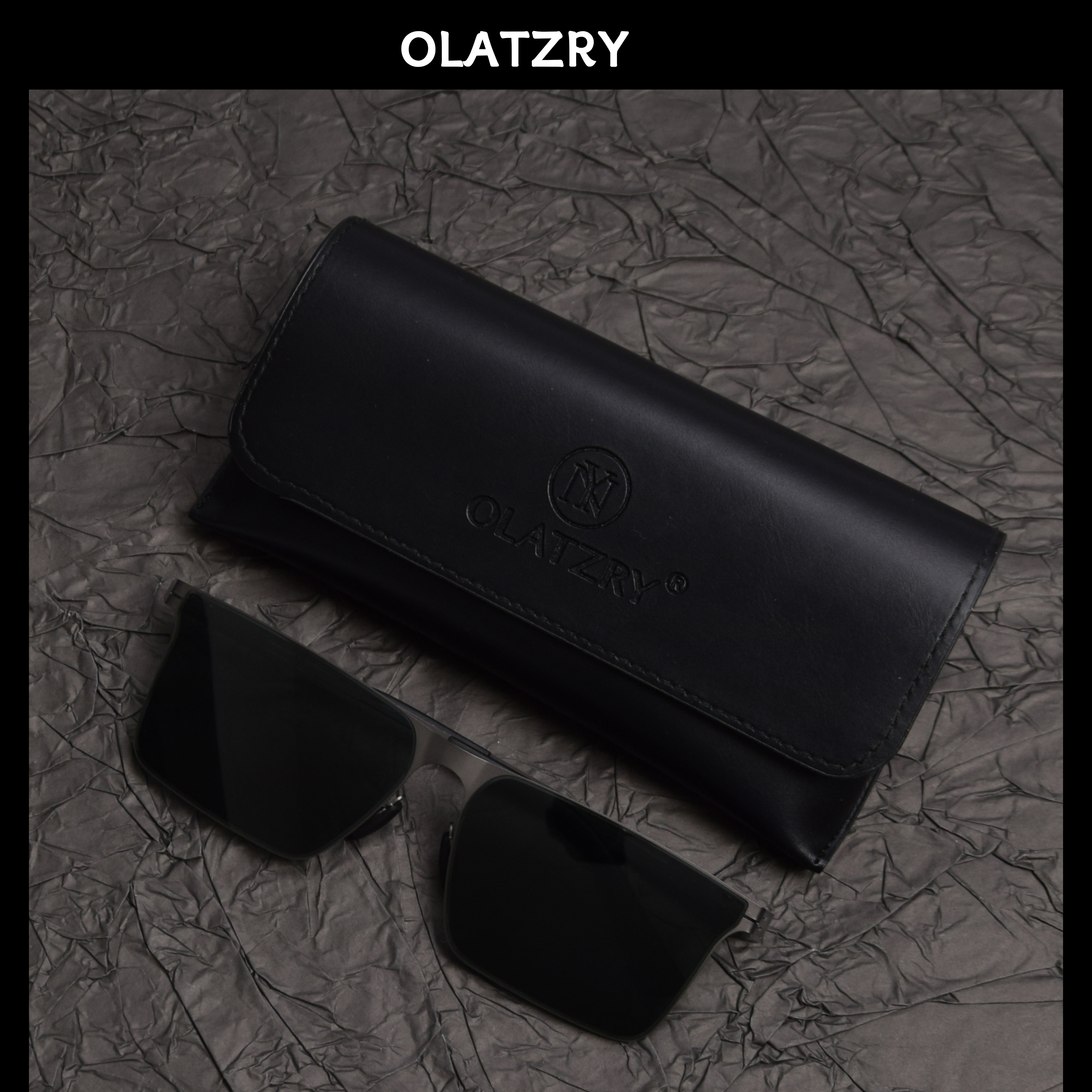 OLATZRY太阳镜男开车钓鱼偏光镜司机飞行员墨镜防紫外线强光8165