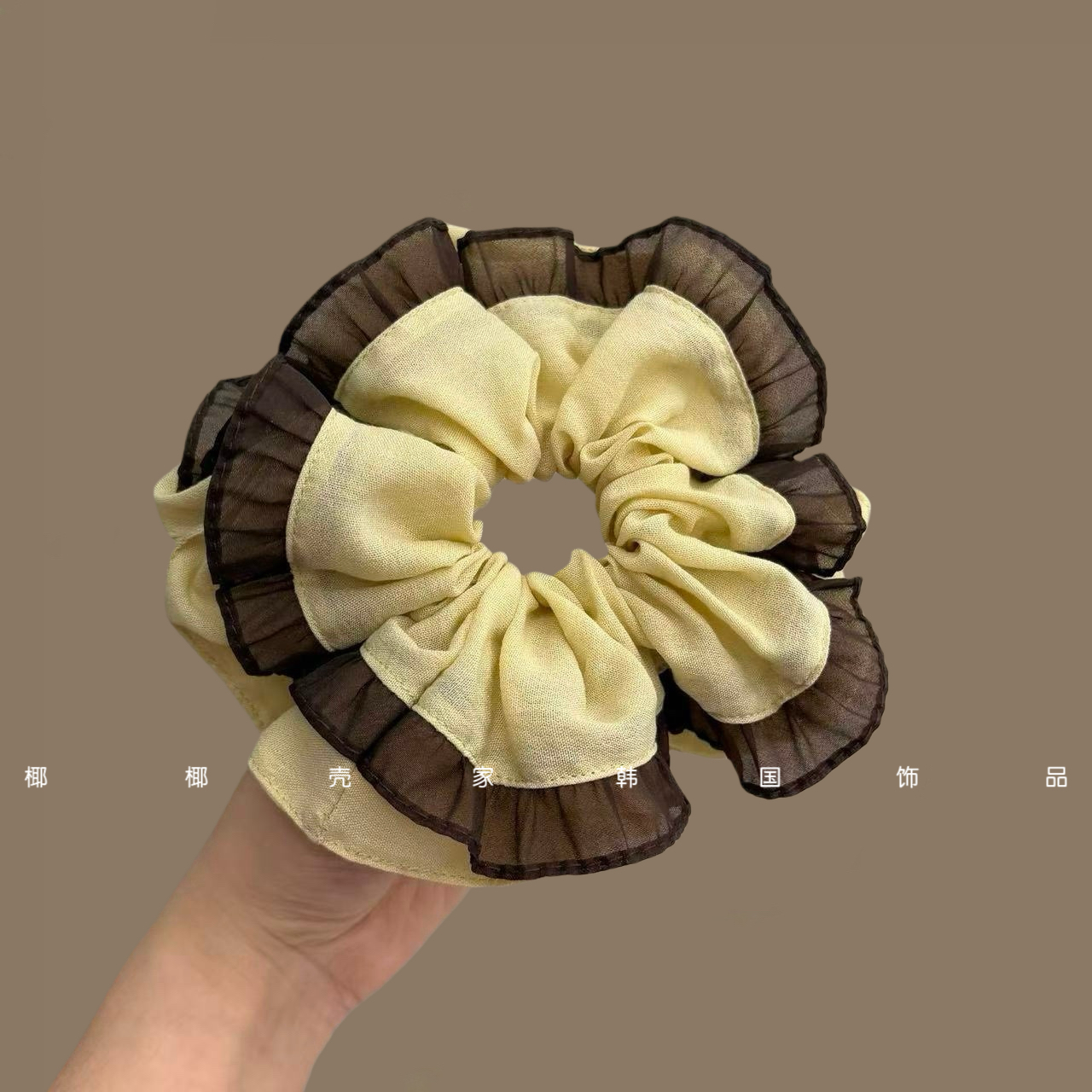 2026时尚高级感大肠发圈网纱大肠发圈网红气质花边头绳扎马尾发饰,饰品/流行首饰/时尚饰品新,发饰,淘宝优惠券,粉丝福利购,淘宝优惠卷