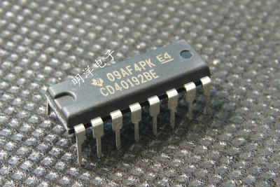 进口TI  CD40192BE 计数器/除法器 CD40192 TI德州