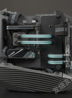 发烧友水冷|安钛克Striker锋芒 定制款EKWB分体式水冷硬管套装