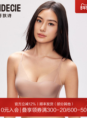 芬狄诗商场同款内衣女网纱提拉小胸聚拢无钢圈半杯文胸FBW0676