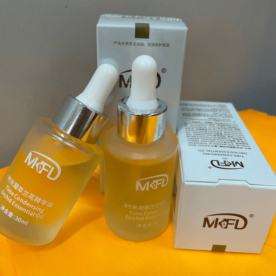 【到手3盒】MKFD时光凝萃兰花精华油30m舒缓肌肤莹润紧致淡纹保湿