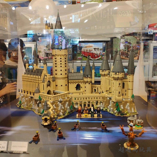 动手拼搭哈利波特城堡女孩街景高难度益智拼装拼插玩具积木模型