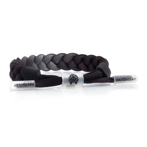 RASTACLAT美国官网正品小狮子透视系列黑灰渐变情侣手链编织手绳