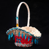 罗敷行舞蹈篮子跳舞手提小花篮纯手工藤桃李比赛跳舞表演出道具篮
