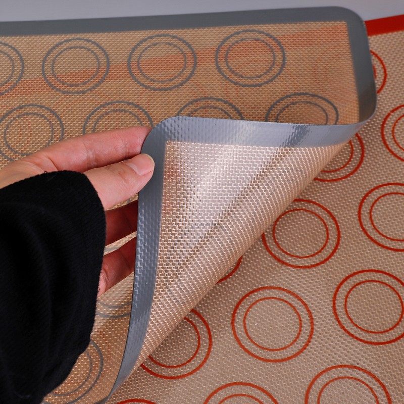 耐高温不粘马卡龙硅胶烤垫烘焙垫曲奇溶豆泡芙家用烤箱垫子揉面垫