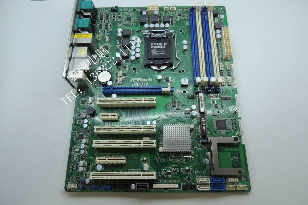 现货~ASRock华擎IMB-770 REV.G/A 1.04工控机设备主板工控主板