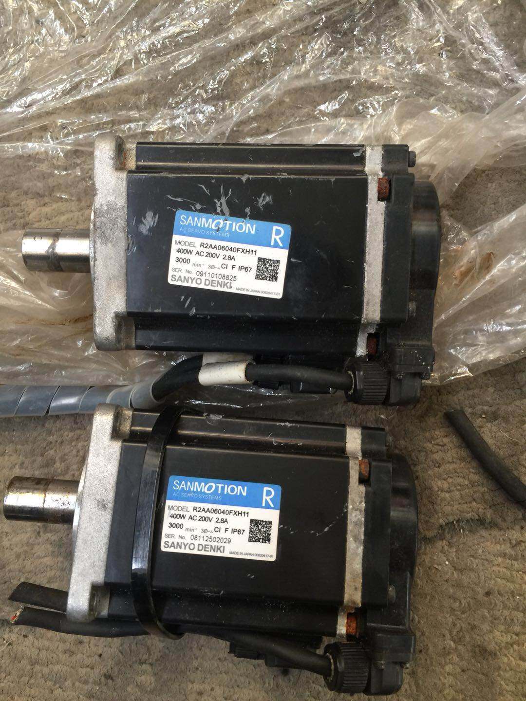 三洋sanmotion伺服电机r2aa06040fxh11m二手设备拆机.拍前请询价