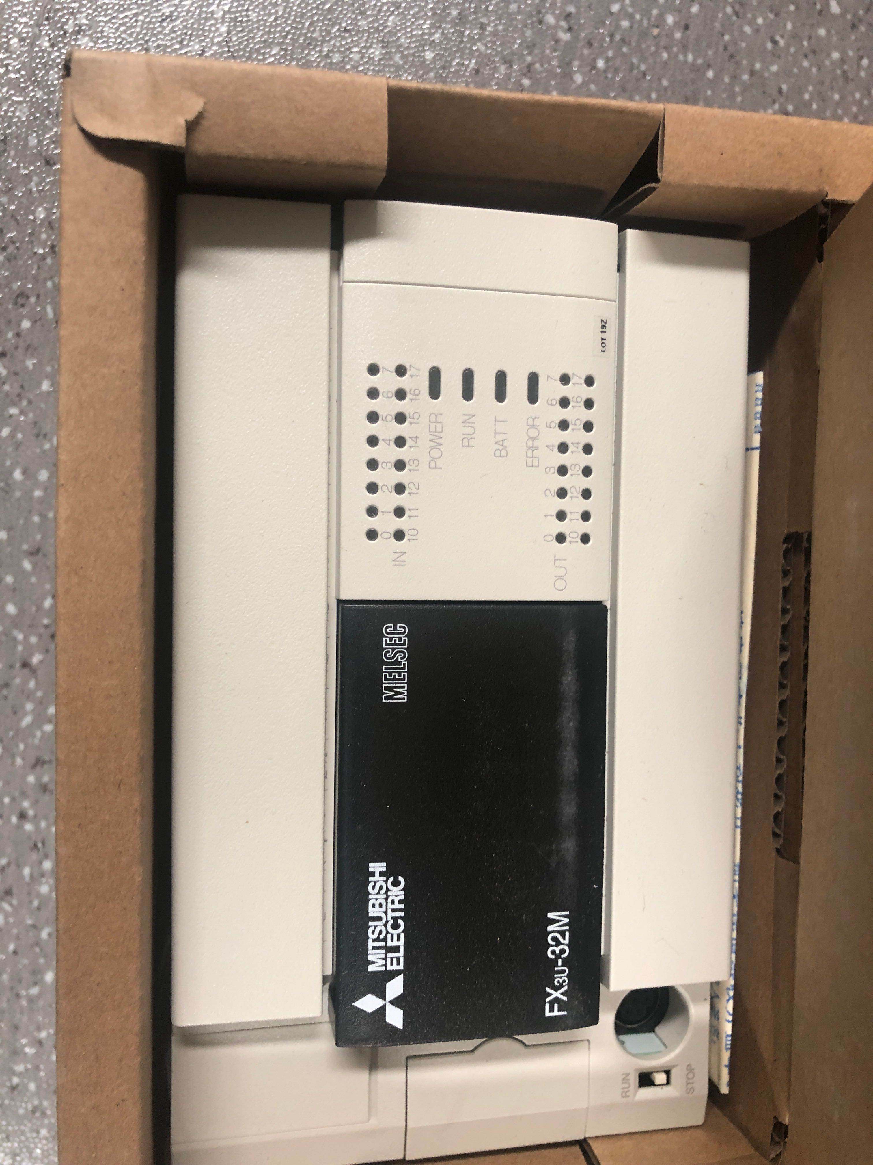三菱plc,fx3u-32mt/es-a,二手拆机,实物图拍摄,询价