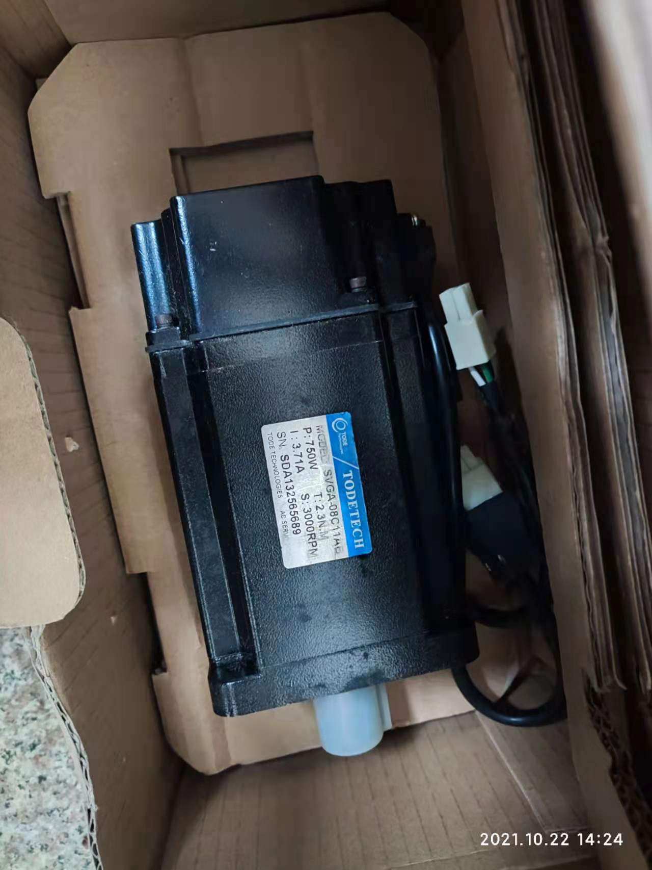 tode model svga-08c11ab电机 库存货实物图二手