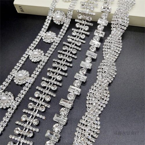 新品花式手缝钻链腰部肩部装饰