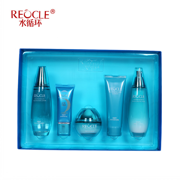 REOCLE/水循环新海洋生物护肤套装化妆品补水保湿套盒礼盒正品