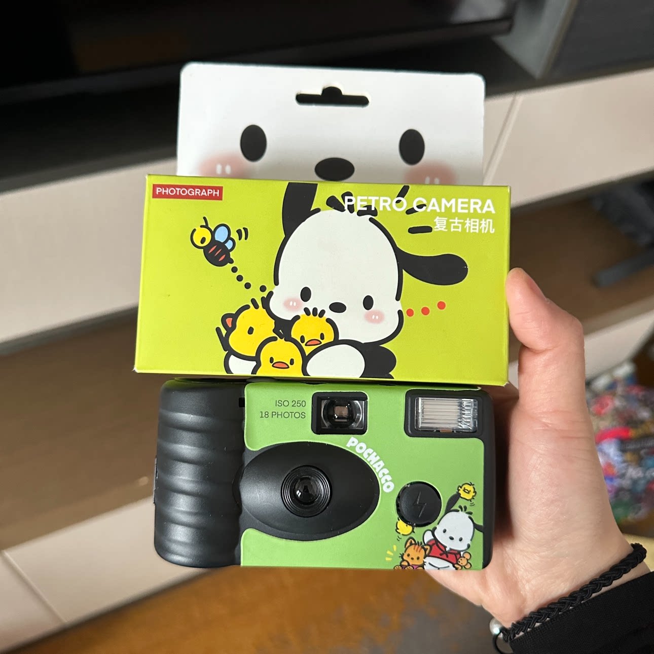 MAJENNY&HELLOKITTY SANRIO 일회용 필름 카메라 학생 선물 바보 KODAK 필름 기계