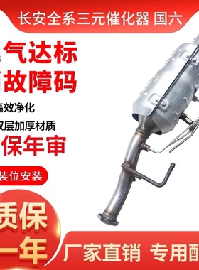 适配长安神骐T10T20F30睿行M80M70新豹V3跨越王X1国六6三元催化器