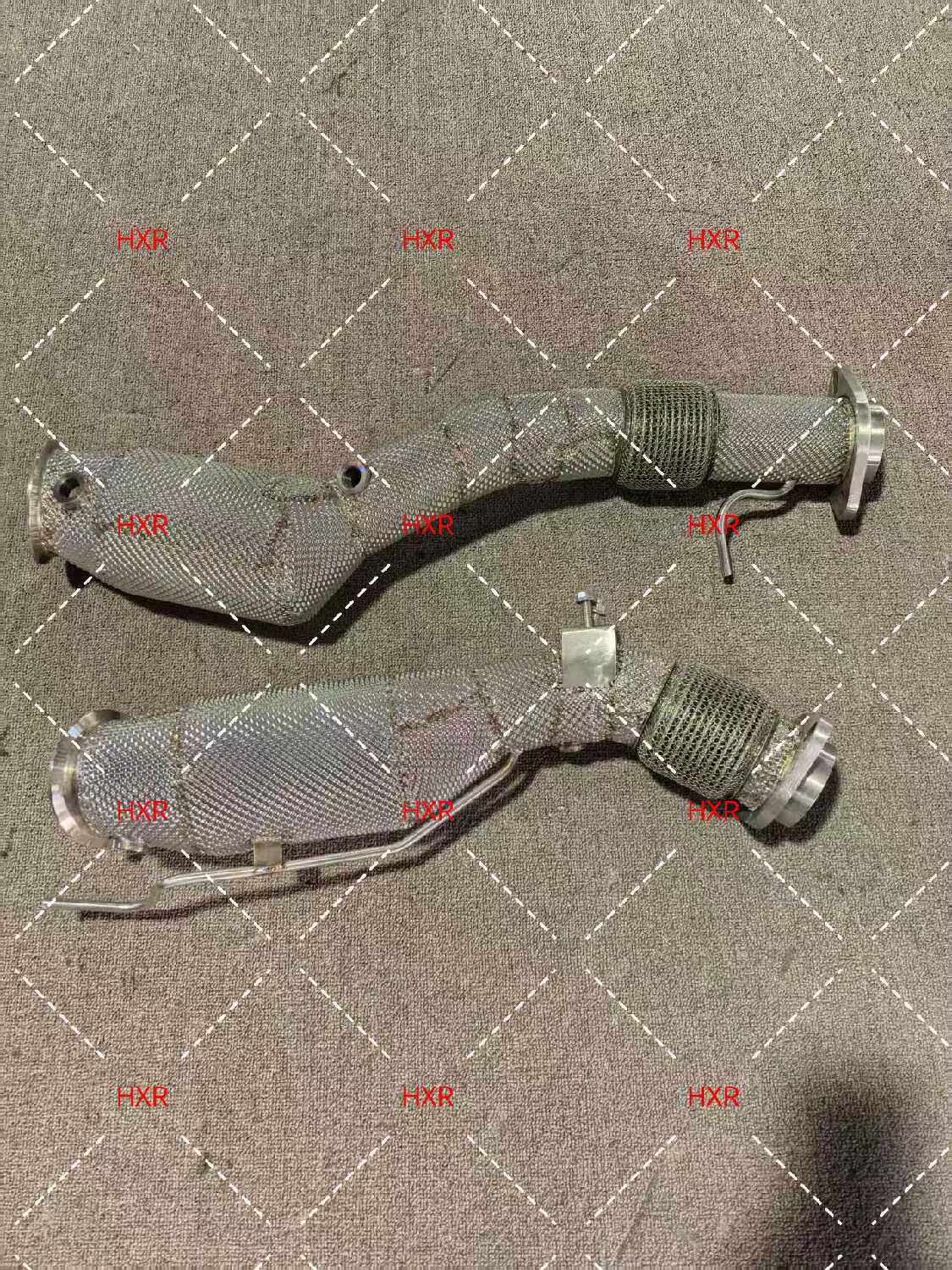 适用于宝马X3MX4M高流量竞技头段三元催化器隔热竞技头段雷霆版
