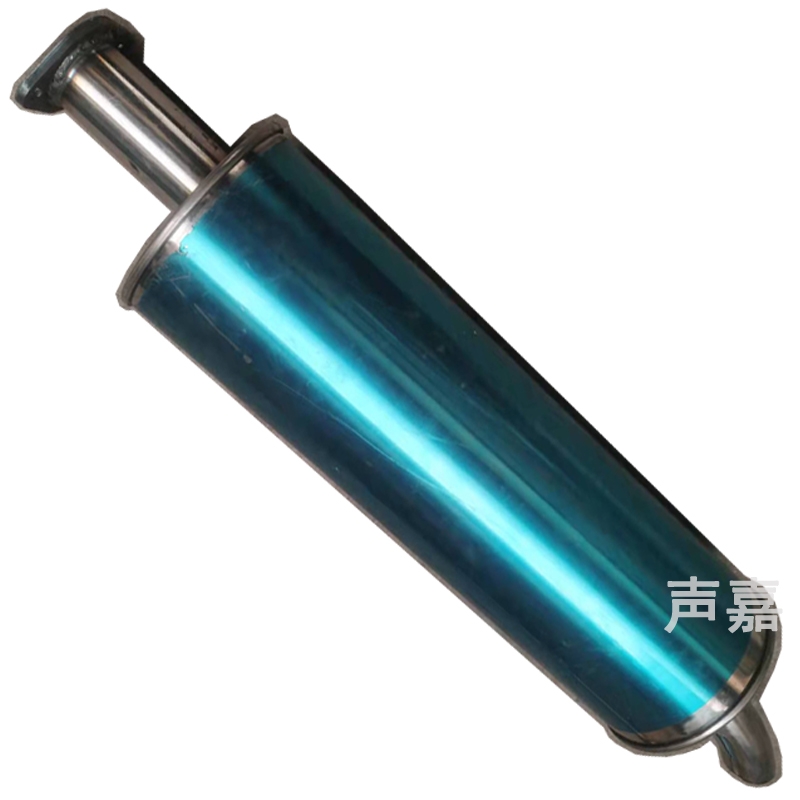 适用福田时代驭菱VQ2 VQ1 V5排气管后节消声器筒尾段双排货车