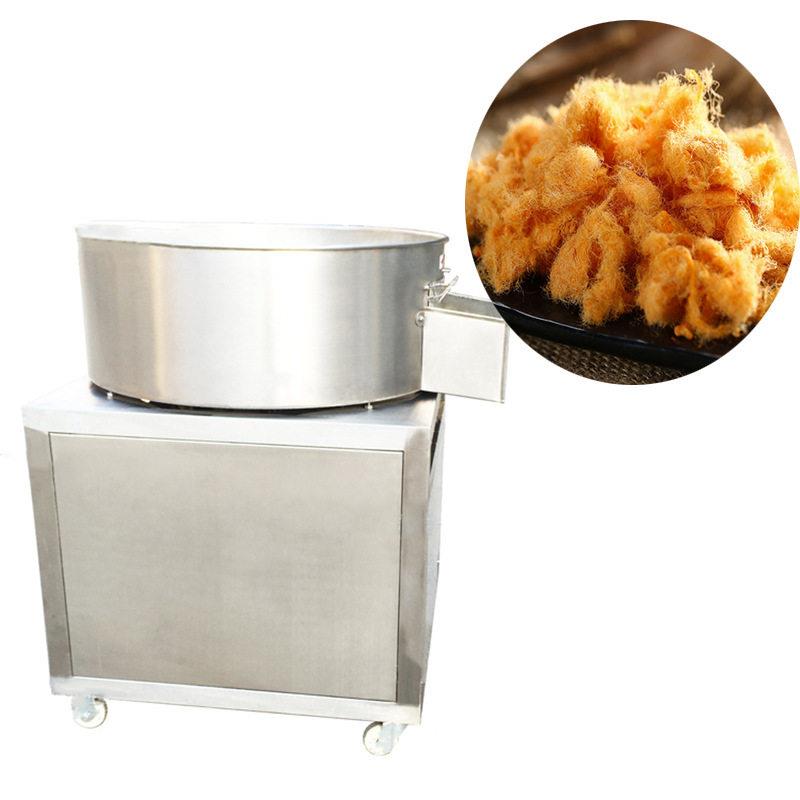 厂家直销商用肉松机液化气加热平底炒肉松锅炒松机