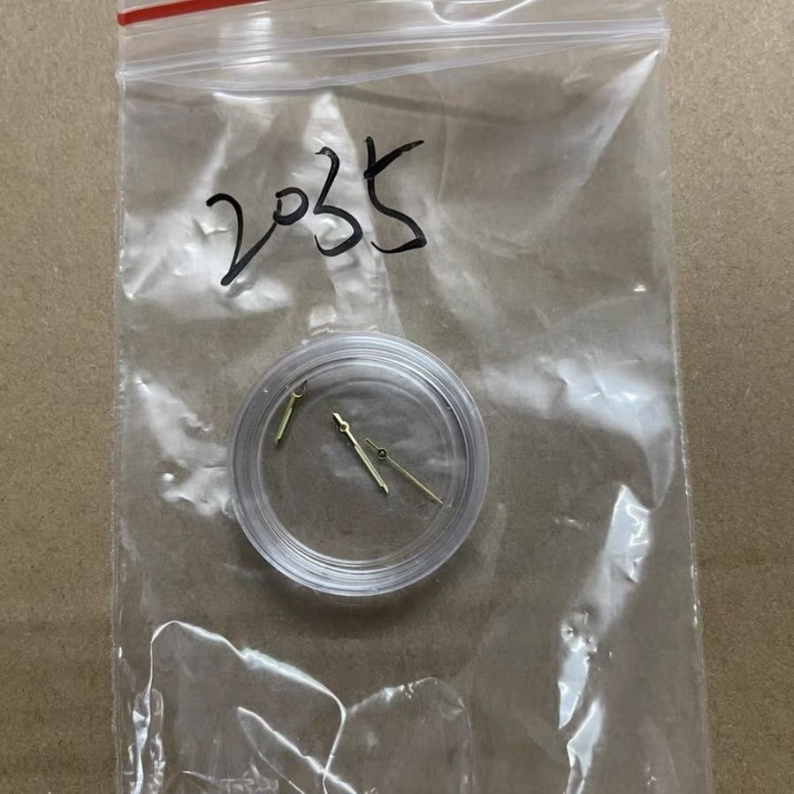 手表指针 2035 2105机芯指针 三针 手表配件 金色夜光指针