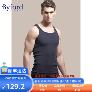 动运背心 Byford 内衣打底衫 背心舒适棉质四季 MW8840 百富男士