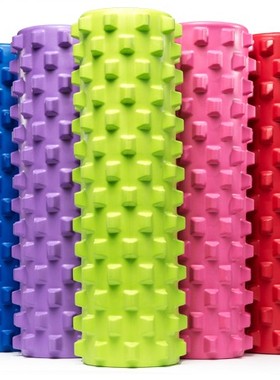 瑜伽柱 泡沫轴 肌肉放松 狼牙棒滚筒轮按摩棍滚轴健身foam roller