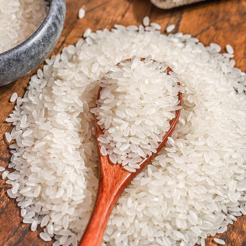鲜米长粒大米自家黄豆蛋白肥种植十斤