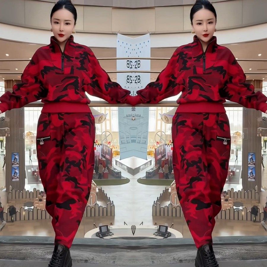 欧货时髦拉链设计卫衣哈伦裤两件套2026早春新款洋气时尚休闲套装,女装/女士精品,休闲运动套装,淘宝优惠券,粉丝福利购,淘宝优惠卷