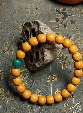 猴头手串雕刻直切核桃单圈男女士文玩佛珠手串配饰款