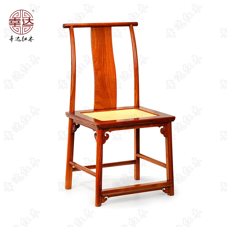 经眼录卷云纹牙头灯挂椅奥氏黄檀缅甸酸枝幸达红木苏作明式家具