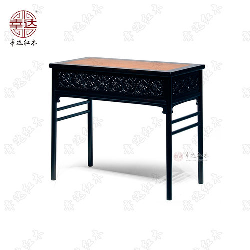 宋徽宗《听琴图》宋式琴桌东非黑黄檀紫光檀复刻幸达红木苏作家具