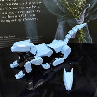 3D打印第三代dummy幸运13多关节可动人偶狗犬动物坐骑拼组装玩具
